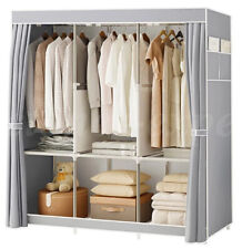 Large Fabric Canvas Wardrobe