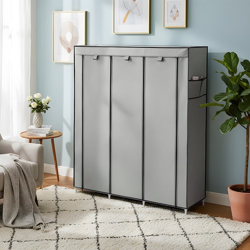Portable large fabric wardrobe - portable,
