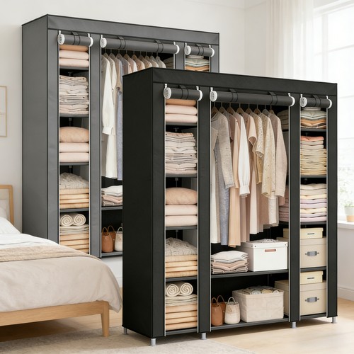 Fabric canvas wardrobe clothes - fabric,