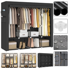 Fabric Canvas Wardrobe with