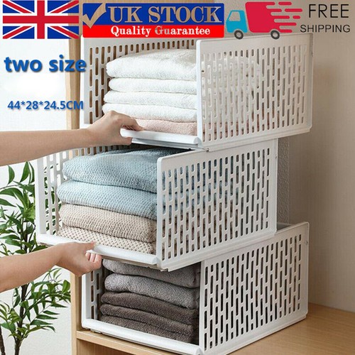 White wardrobe drawer storage