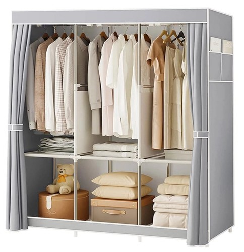 Fabric canvas wardrobe - canvas, with