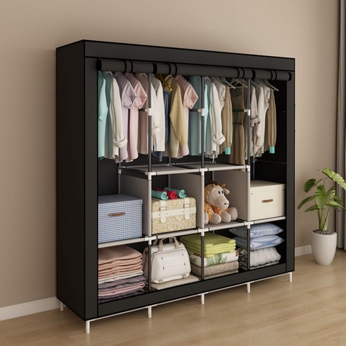 Fabric canvas wardrobe with - fabric,
