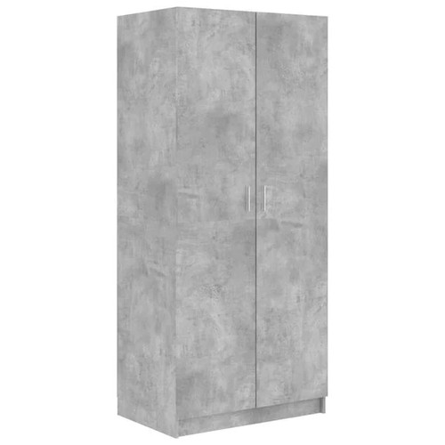 Wardrobe concrete grey - wardrobe,