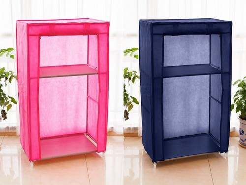Portable canvas wardrobe - portable,