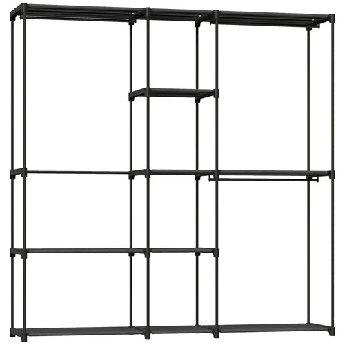 Homcom portable wardrobe - portable,