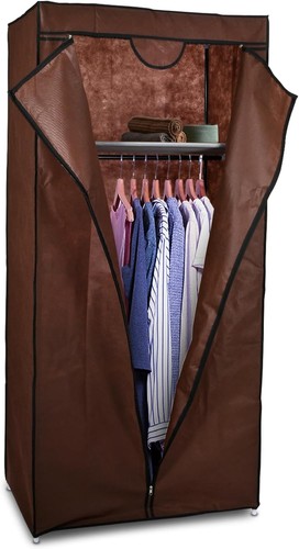 Single fabric canvas wardrobe - single,