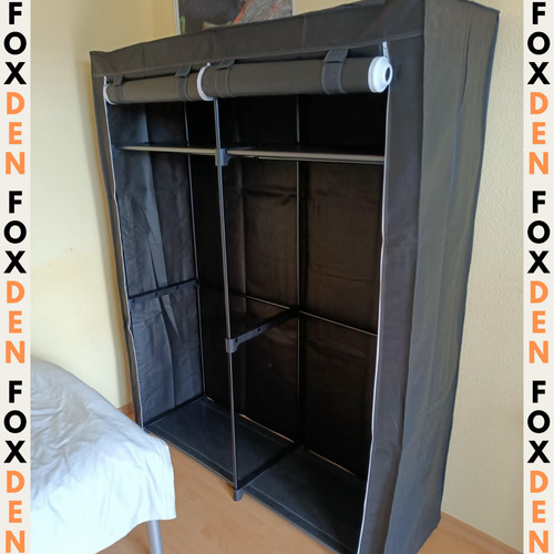 Industrial open wardrobe - industrial,