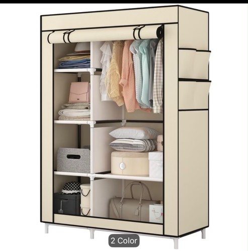 Fabric wardrobe portable - ,