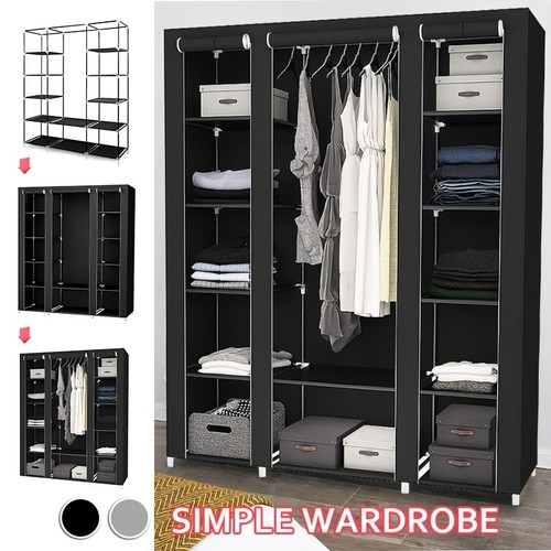 Fabric canvas wardrobe - fabric,