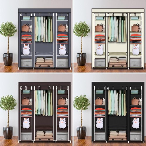 Fabric canvas wardrobe with - canvas,