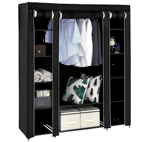 Portable clothes wardrobe - portable,