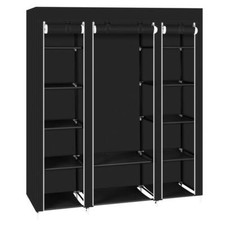 LARGE FABRIC CANVAS WARDROBE