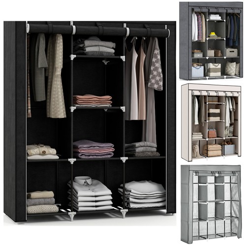 Homcom fabric wardrobe - fabric,