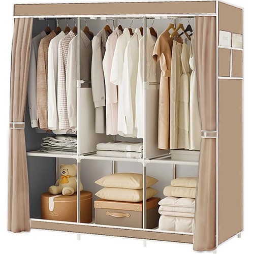 Fabric canvas wardrobe with - fabric,