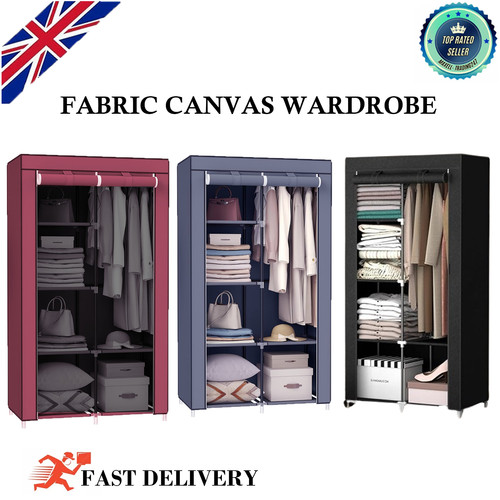 Wardrobe with hanging rail - with,