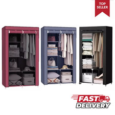 FABRIC CANVAS WARDROBE WITH