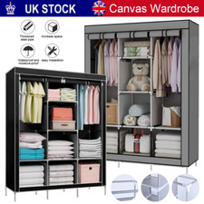 Fabric Canvas Wardrobe With