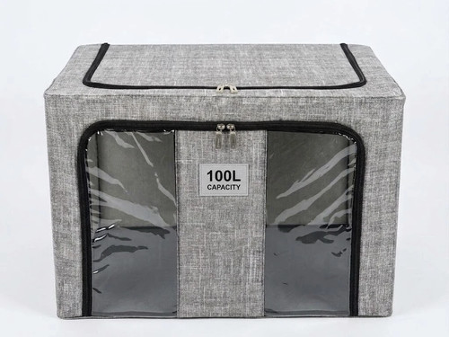 100l folding storage box for - storage,