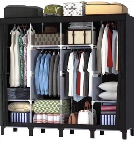 Canvas wardrobe portable - wardrobe,