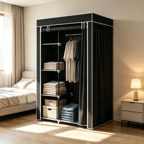 Wardrobe with hanging - wardrobe,