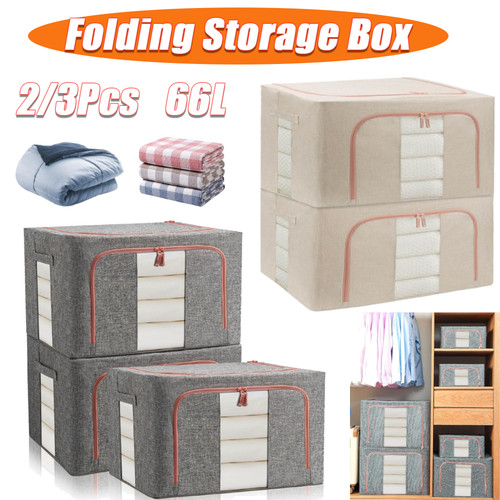 66l folding storage box - 2/3x,