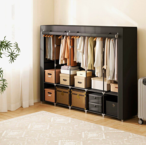 Portable fabric closet large - fabric,