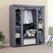 Fabric Canvas Wardrobe With