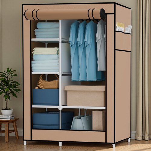 Fabric canvas large wardrobe - canvas,