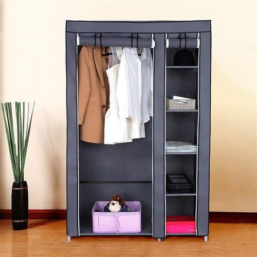 Canvas wardrobe double - canvas, fabric