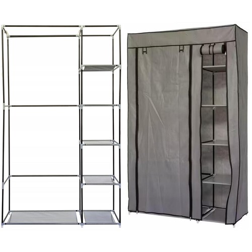 Single grey fabric canvas - grey,