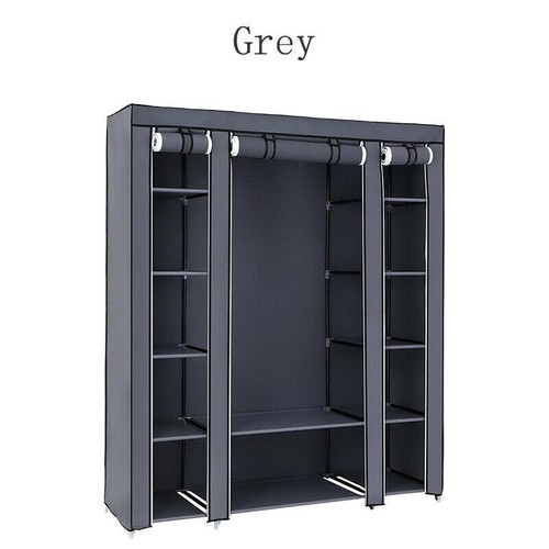 Large grey fabric canvas - grey,